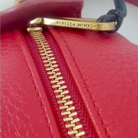 Rebecca Minkoff Mini Julian Leather Backpack Keychain - Picture 6 of 6